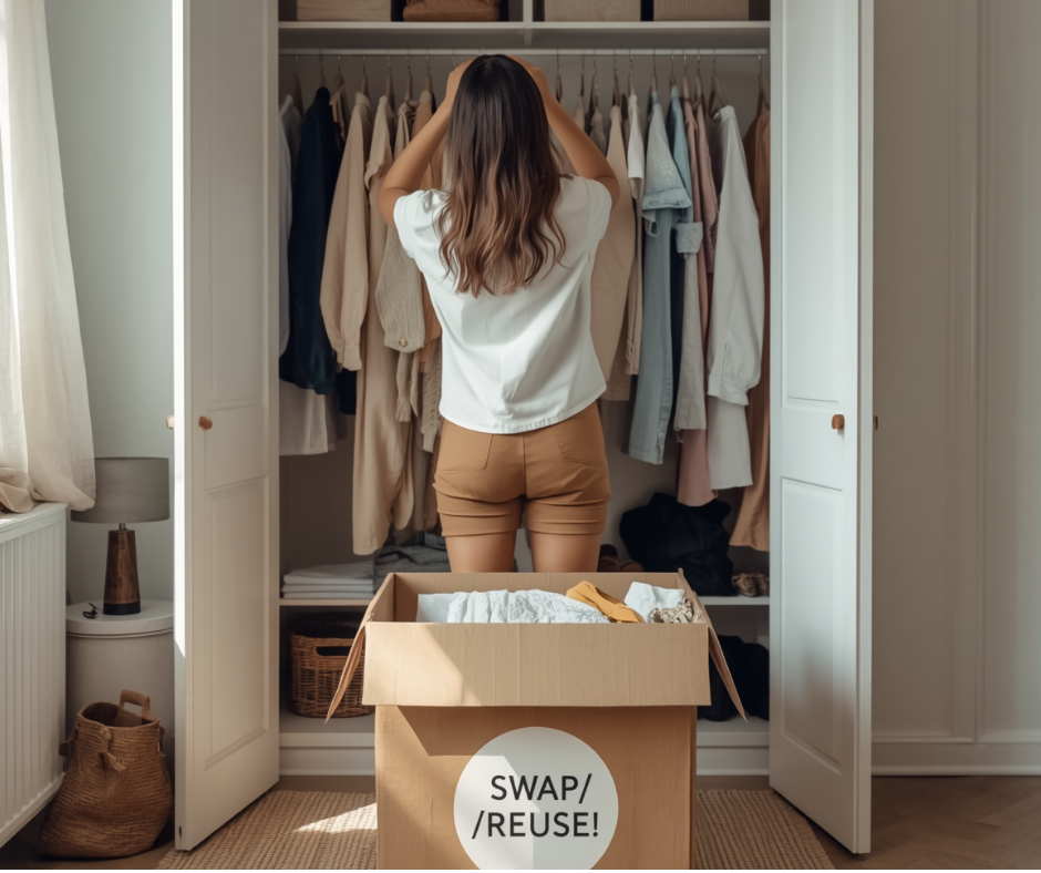 cosa fare vestiti usati nel decluttering dell’armadio e moda circolare