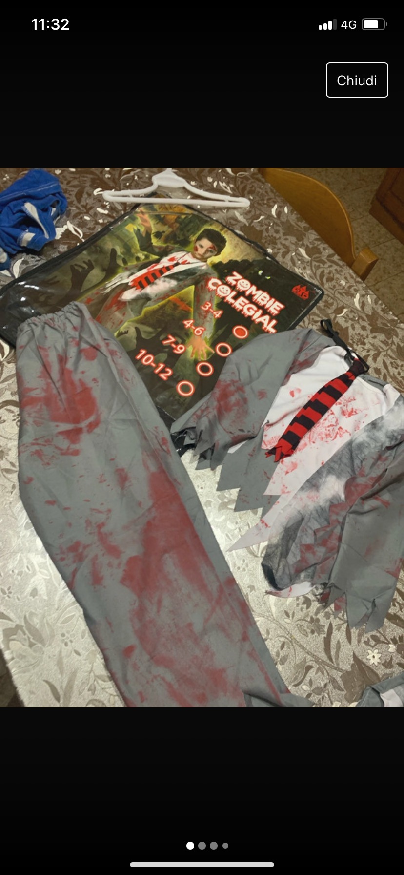 Halloween vestito da zombie Halloween