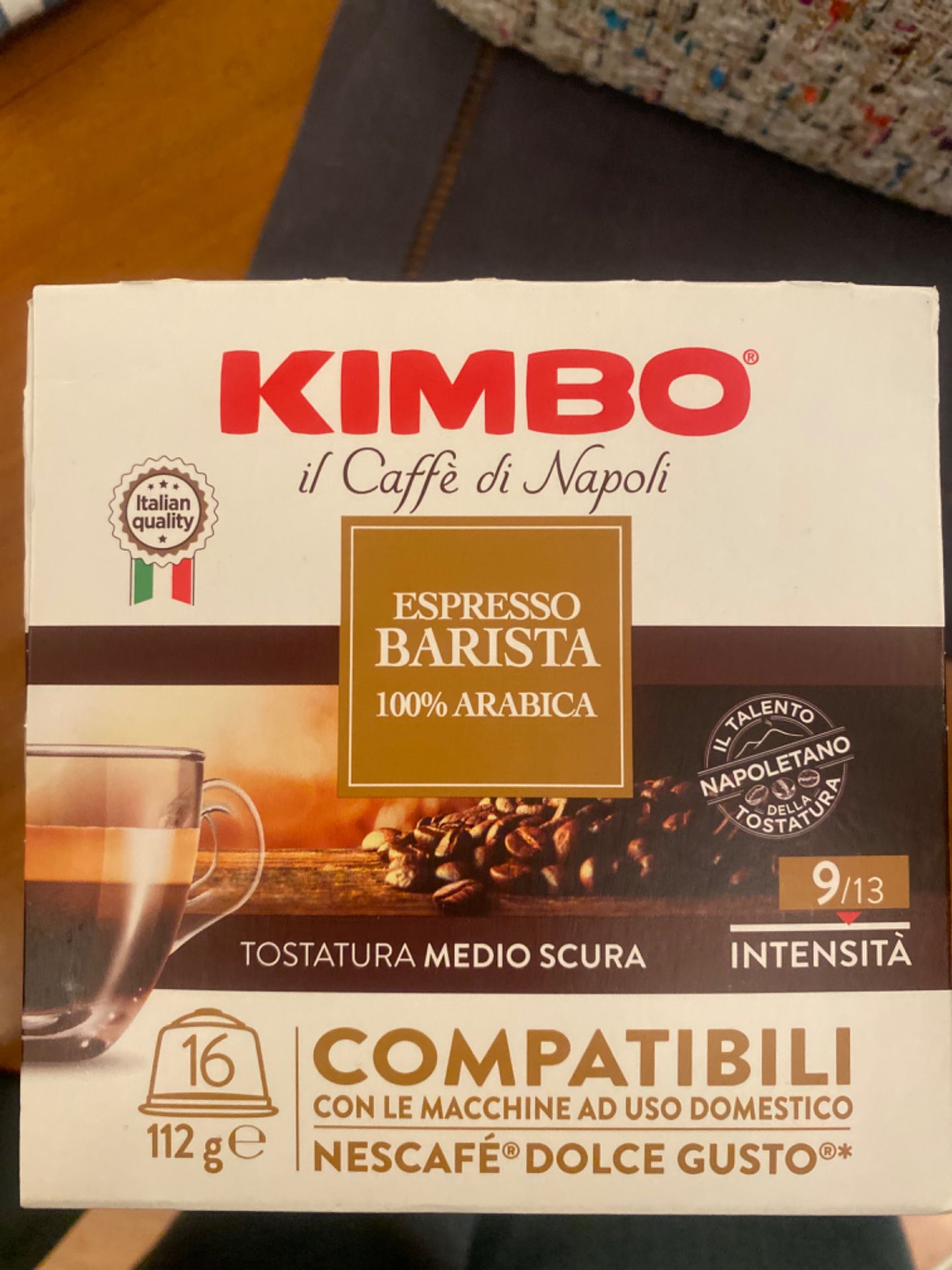 Kimbo  Espresso barista kimbo nescafe dolce gusto